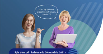Narodowy Spis Powszechny Ludności i Mieszkań 2021 – pomóżmy spisać się Seniorom Narodowy Spis Powszechny Ludności i Mieszkań 2021 – pomóżmy spisać się Seniorom